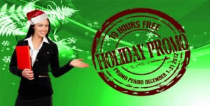 10 Hours Free Holiday Promo