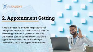Appointment Setting - Insurance Virtual assistant task