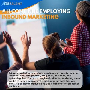 Marketing Trends 2023 - Continue employing inbound marketing