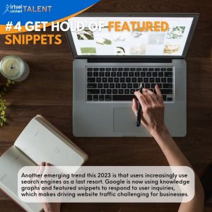 Marketing Trends 2023 - Get hold of featured snippets