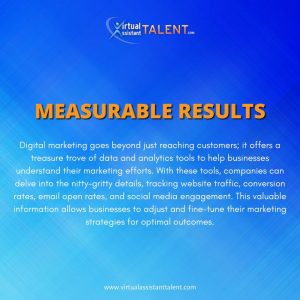 Measurable Results - Digital marketing
