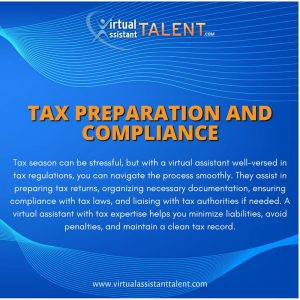 Tax Preparation and Compliance - Accounting VA Role