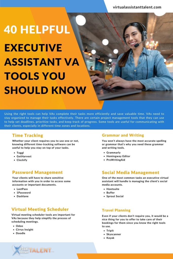 Helpful Executive Assistant VA Tools