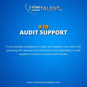 Audit support - Bookkeeping Tasks