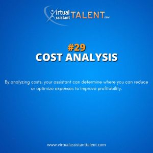 Cost analysis - Bookkeeping Tasks