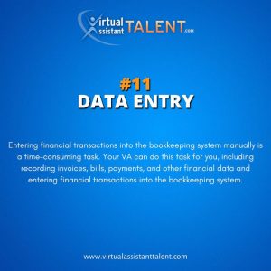 Data Entry - Bookkeeping Tasks 