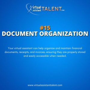 Document organization - Bookkeeping Tasks