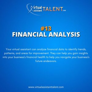 Financial analysis - Bookkeeping Tasks