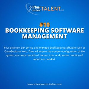 Bookkeeping software management - Bookkeeping Task 
