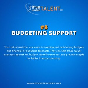 Budgeting support - Bookkeeping Task 