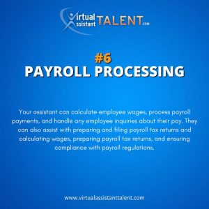 Payroll processing - Bookkeeping Task 