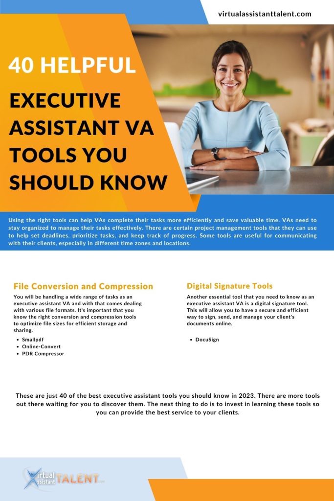 executive virtual assistant tools you should know