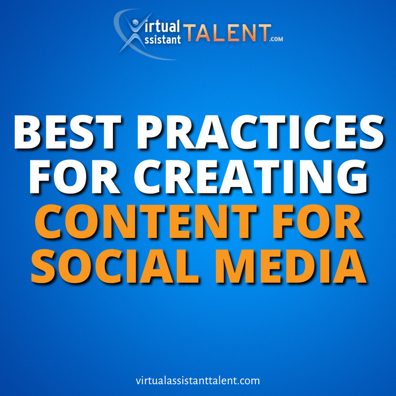 best practices for social media content creator