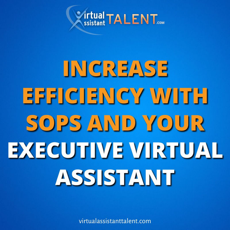 increase efficiency with sops executive virtual assistant